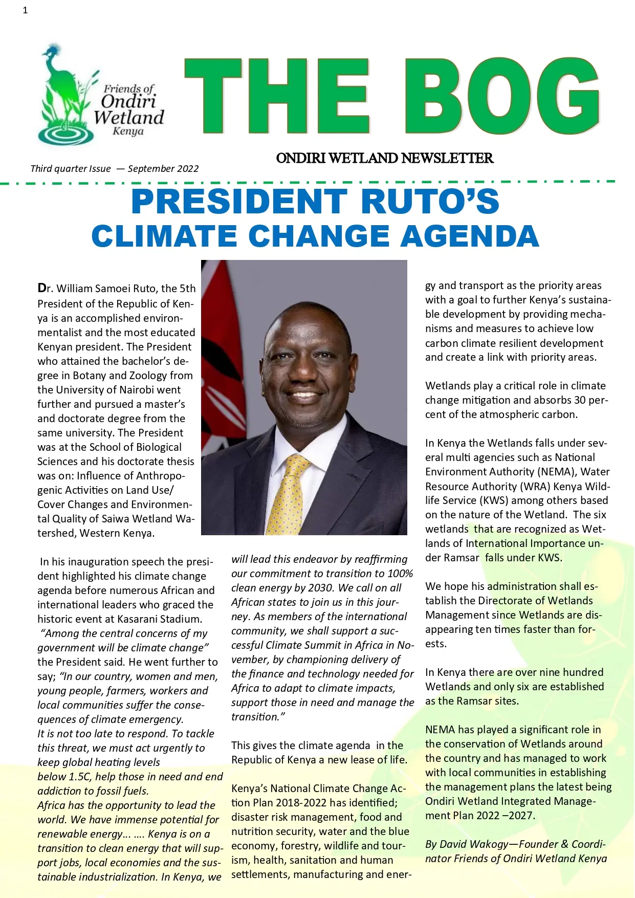THE BOG - 3rd Quarter Issue